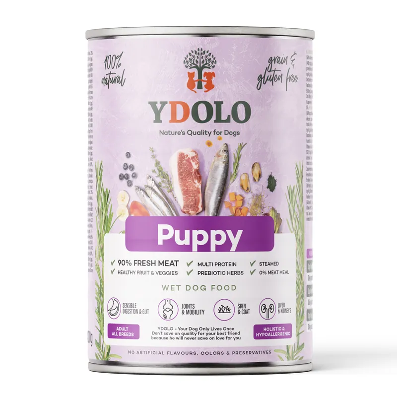 YDOLO Hondenvoer Healthy & Pure Puppy 400 gr Laatste Kans