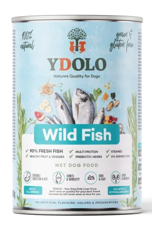 Aanbieding YDOLO Hondenvoer Healthy & Pure Wild Fish 400 gr
