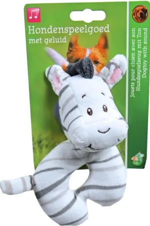 Zebra met piep 13 cm Gereduceerde Prijs