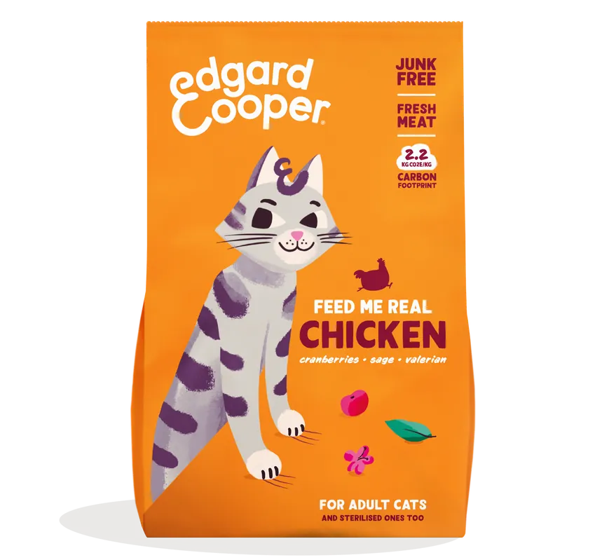 Edgard & Cooper kattenvoer Adult Kip 2 kg Actieprijs