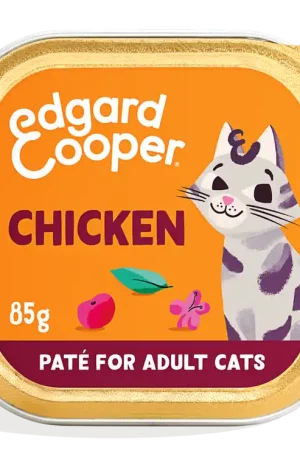 Edgard & Cooper kattenvoer Adult Kip Paté 85 gr Laatste Versie