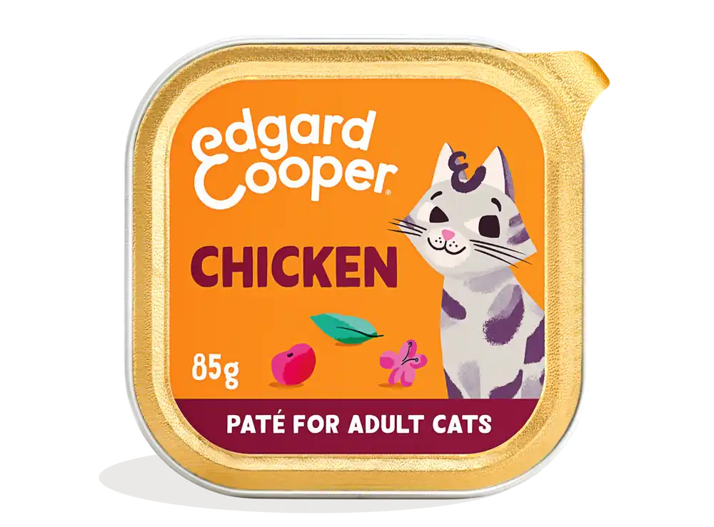 Edgard & Cooper kattenvoer Adult Kip Paté 85 gr Laatste Versie