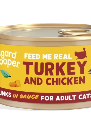 Edgard & Cooper kattenvoer Kalkoen & Kip Chunks 85 gr Gratis Retour