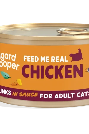 Tijdelijk Beschikbaar Edgard & Cooper kattenvoer Kip Chunks 85 gr