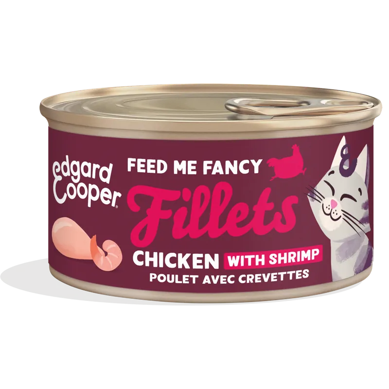 Beste Prijs Edgard & Cooper Kattenvoer Kip en Garnaal Filets 70 gr