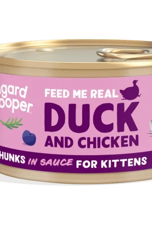 Edgard & Cooper kattenvoer Kitten Eend & Kip Chunks 85 gr Koop Online