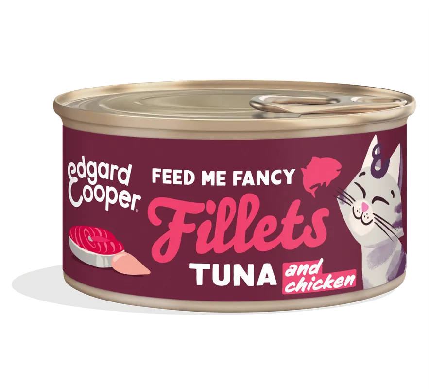 Edgard & Cooper kattenvoer Tonijn en Kip Filets 70 gr Hoge Kwaliteit