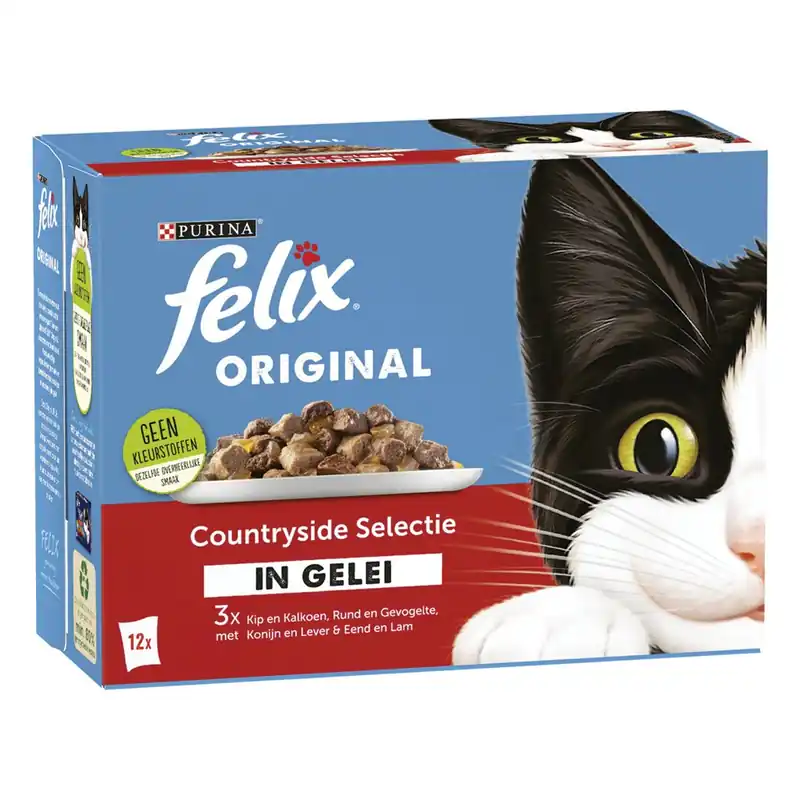 Felix Original Countryside Selectie in gelei 12 x 85 gr Uitverkoop