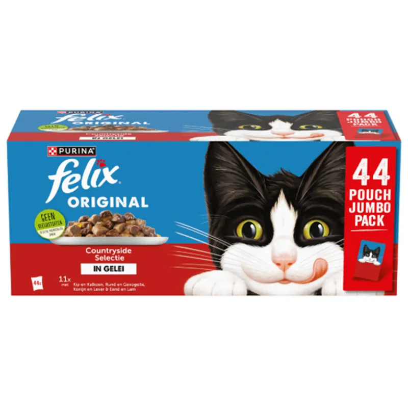 Populair Felix Original Countryside Selectie in Gelei 44 x 85 gr