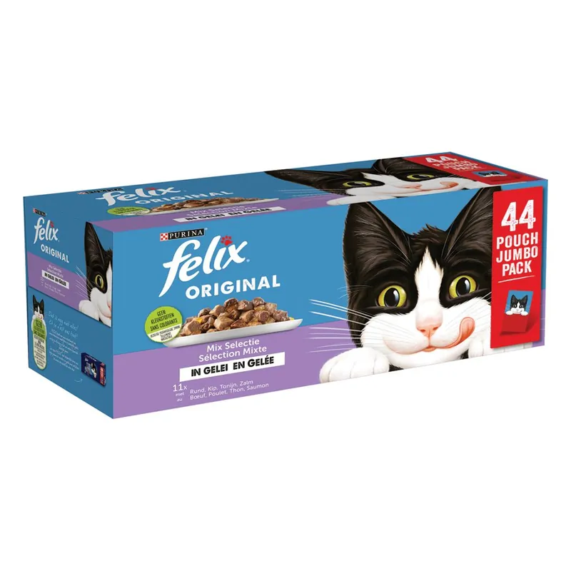 Felix Original Mix Selectie in gelei 44 x 85 gr Populair
