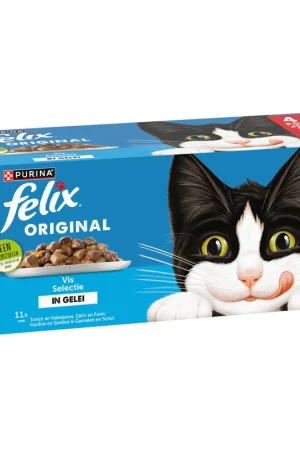 Uitverkoop Felix Original Vis Selectie in Gelei 44 x 85 gr