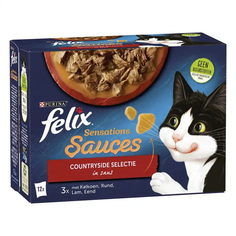 Flitsaanbieding Felix Sensations Sauces Countryside Selectie in saus 12 x 85 gr