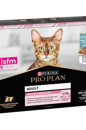 Must-Have Pro Plan kattenvoer Delicate Nutrisavour Vis 10 x 85 gr