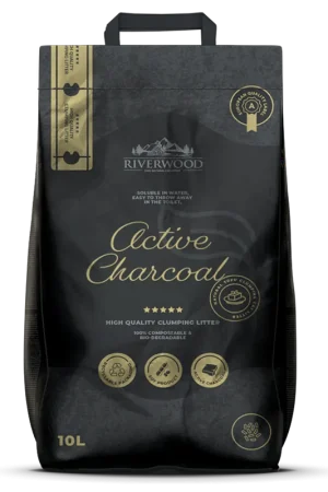 Riverwood Kattenbakvulling Tofu Natural Charcoal 10 ltr Laatste Kans