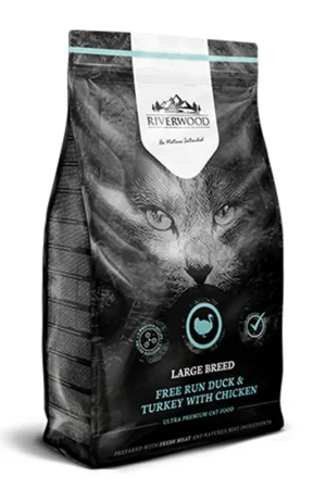 Riverwood kattenvoer Large Breed Duck & Turkey 2 kg Laatste Kans