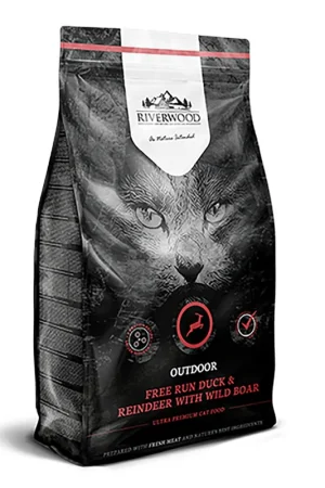 Riverwood kattenvoer Outdoor Duck & Reindeer 2 kg Dagaanbieding