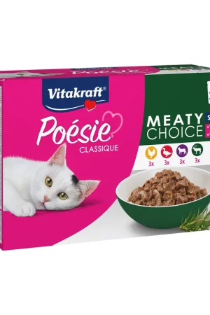 Vitakraft kattenvoer Poésie Classique Meatysauce 12 x 85 gr Shop Nu