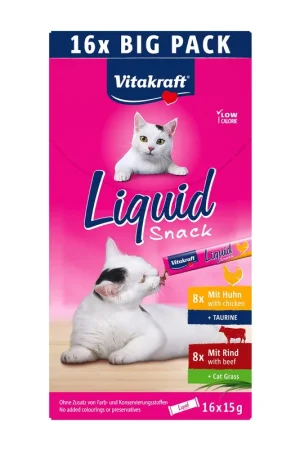 Vitakraft Liquid Snack 16 x 15 gr Voordeelprijs