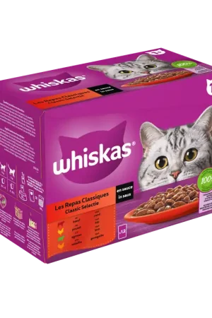 Bestseller Whiskas Kattenvoer Adult Classic Selectie in Saus 12 x 85 gr