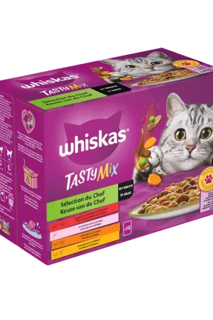 Koopje Whiskas Kattenvoer Adult Keuze Van De Chef in Saus 12 x 85 gr