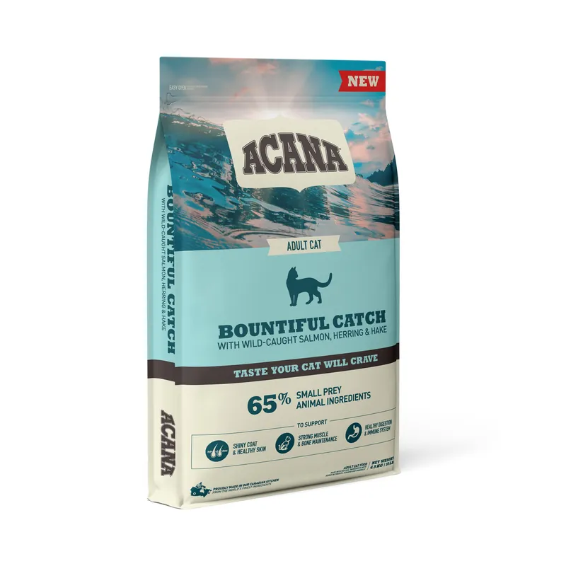 Korting Acana kattenvoer Bountiful Catch 4,5 kg