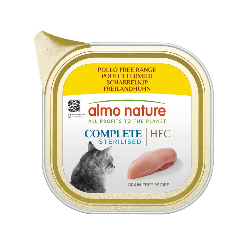Beperkte Voorraad Almo Nature HFC Sterilised Scharrelkip 17 x 85 gr