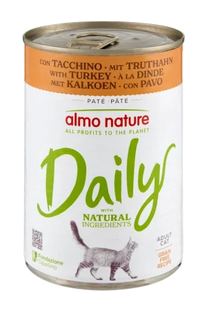 Almo Nature Kattenvoer Daily Kalkoen 400 gr Direct Verzonden