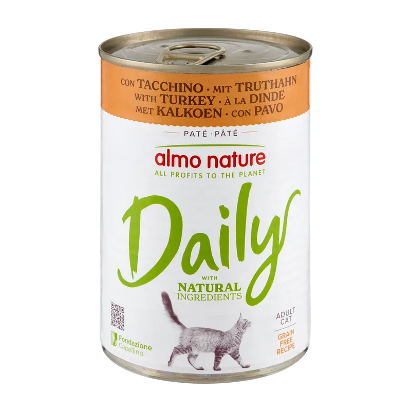 Almo Nature Kattenvoer Daily Kalkoen 400 gr Direct Verzonden