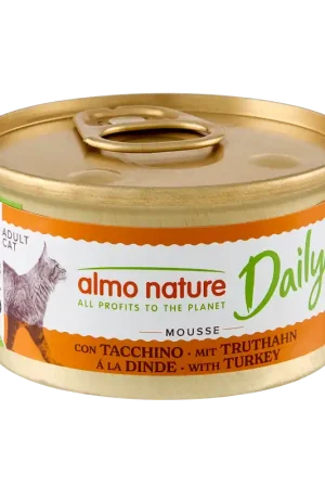 Voordeelprijs Almo Nature Kattenvoer Daily Mousse Kalkoen 85 gr