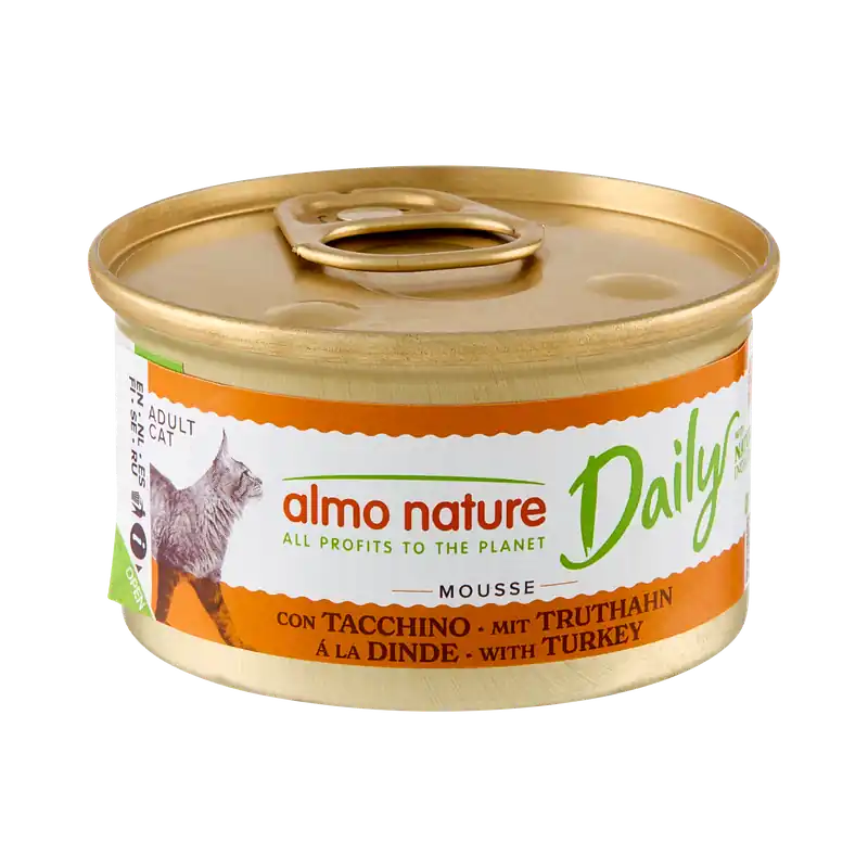 Voordeelprijs Almo Nature Kattenvoer Daily Mousse Kalkoen 85 gr