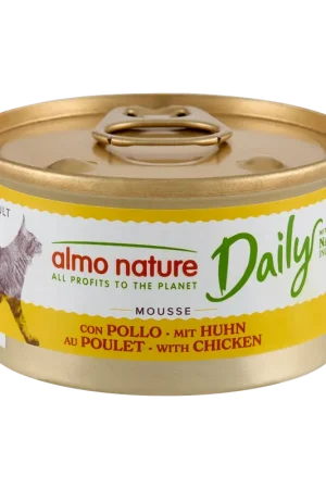 Uitverkoop Almo Nature Kattenvoer Daily Mousse Kip 85 gr