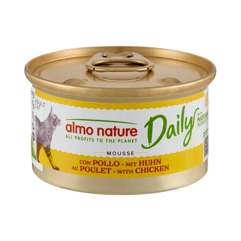 Uitverkoop Almo Nature Kattenvoer Daily Mousse Kip 85 gr