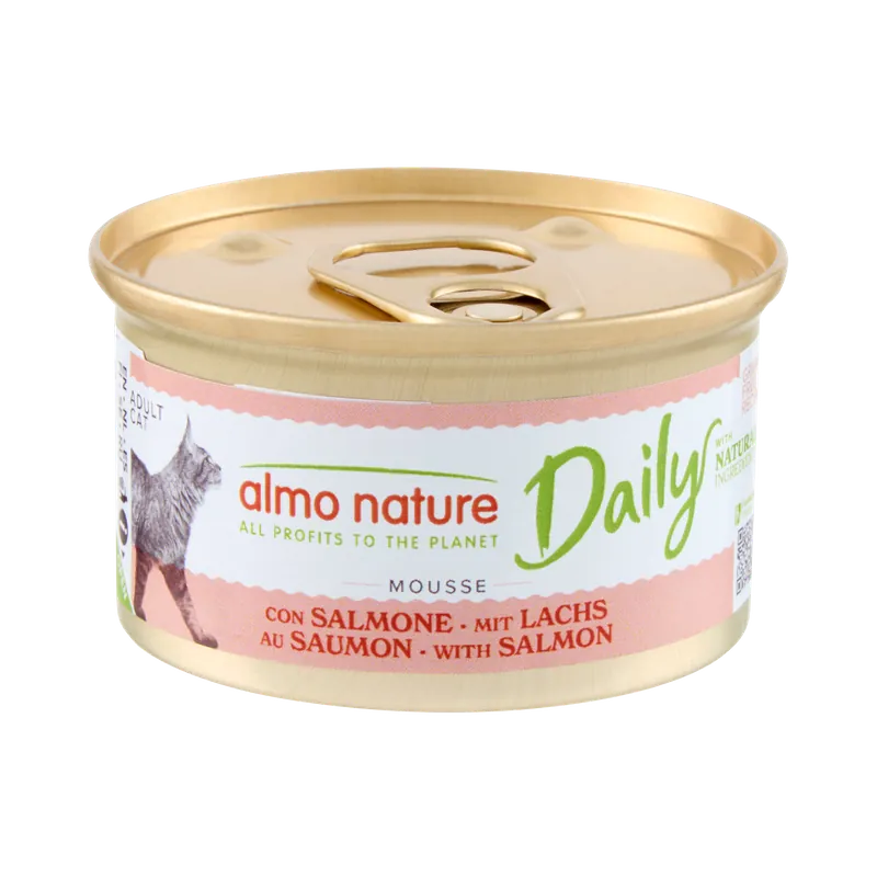 Almo Nature Kattenvoer Daily Mousse Zalm 85 gr Flitsaanbieding