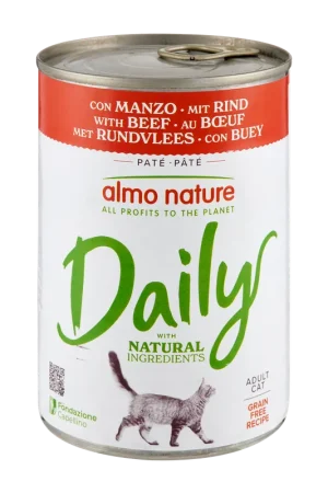 Weekendaanbieding Almo Nature Kattenvoer Daily Rund 400 gr