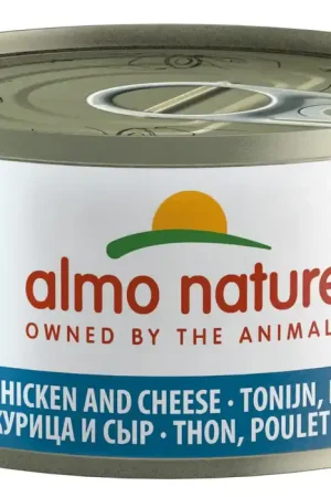 Beperkt Aanbod Almo Nature kattenvoer HFC Cuisine tonijn, kip en kaas 70 gr