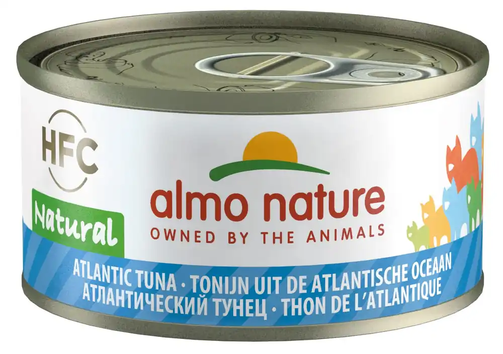 Hoge Kwaliteit Almo Nature kattenvoer HFC Natural Atlantische tonijn 70 gr