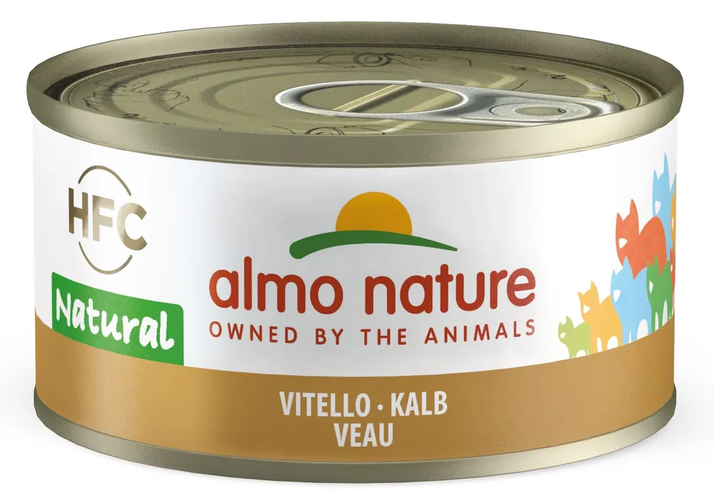 Almo Nature kattenvoer HFC Natural kalf 70 gr Uitverkoop