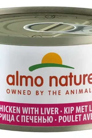 Almo Nature kattenvoer HFC Natural kip en lever 70 gr Meest Verkocht