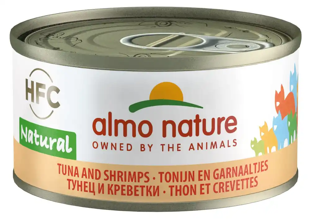 Almo Nature kattenvoer HFC Natural tonijn en garnaal 70 gr Alleen Vandaag