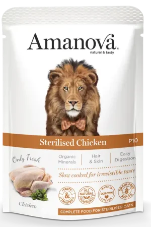 Beperkt Aanbod Amanova Kattenvoer Sterilised Chicken 85 gr
