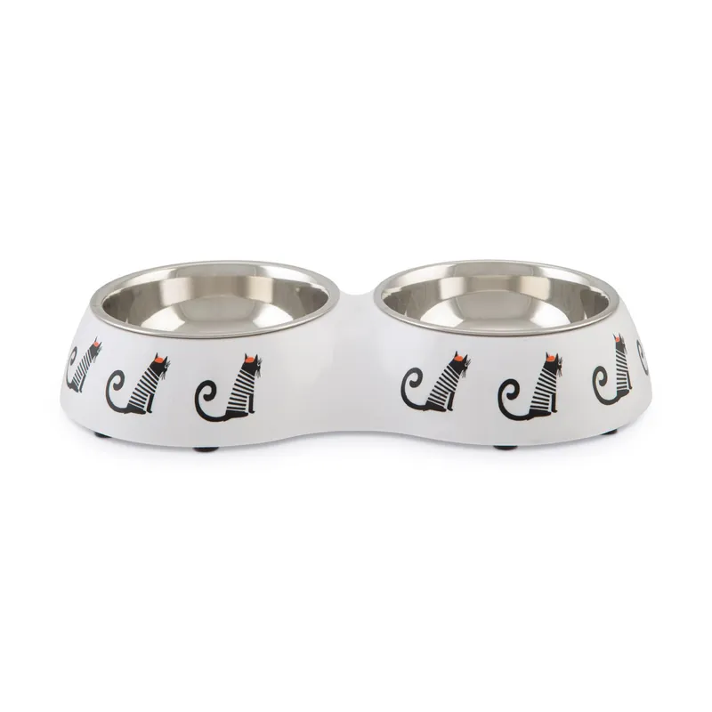 Favoriet Beeztees Dinerset Muzy Wit 2 x 160 ml