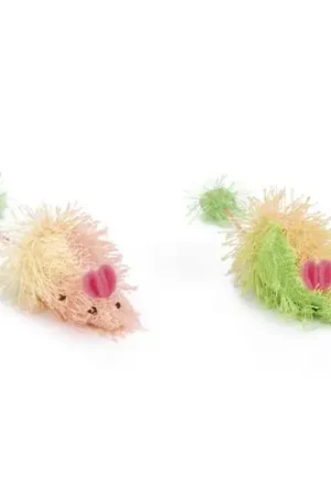 Direct Verzonden Beeztees Regenboog Muis Langharig assorti