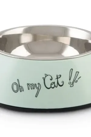 Koopje Beeztees Voerbak Oh My Cat Mint 160 ml