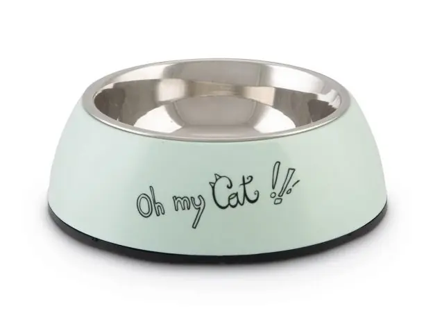 Koopje Beeztees Voerbak Oh My Cat Mint 160 ml