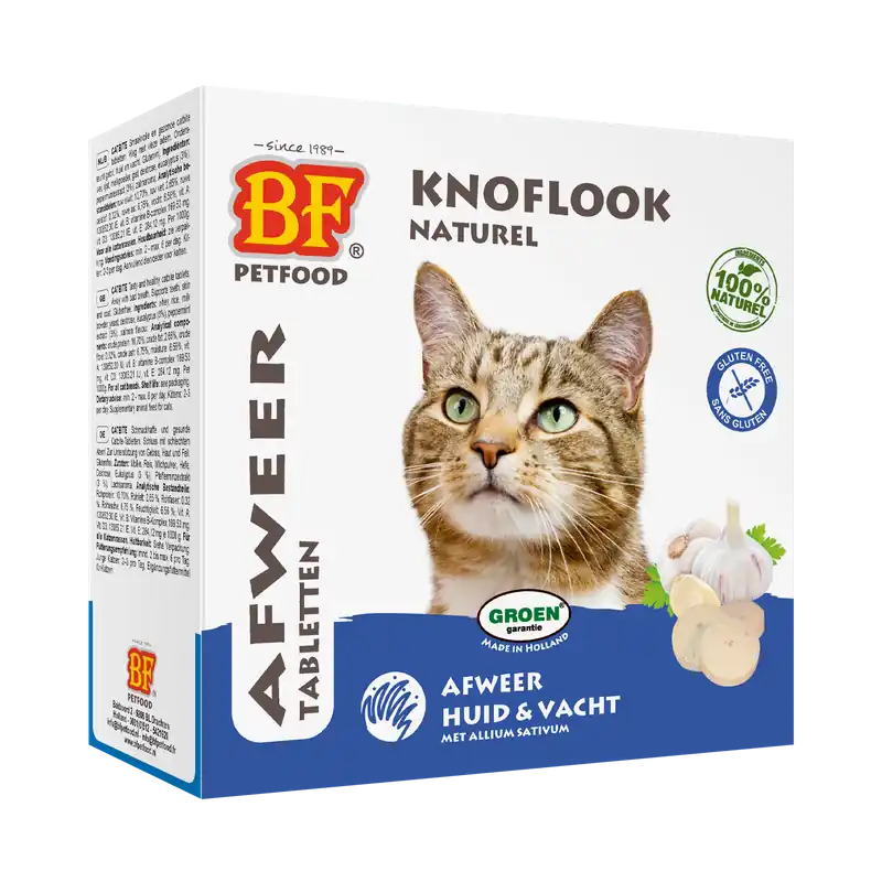 Dagaanbieding BF Petfood Knoflook Tabletten Naturel 100 st