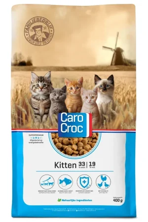 CaroCroc Kattenvoer Kitten 400 gr Flitsaanbieding