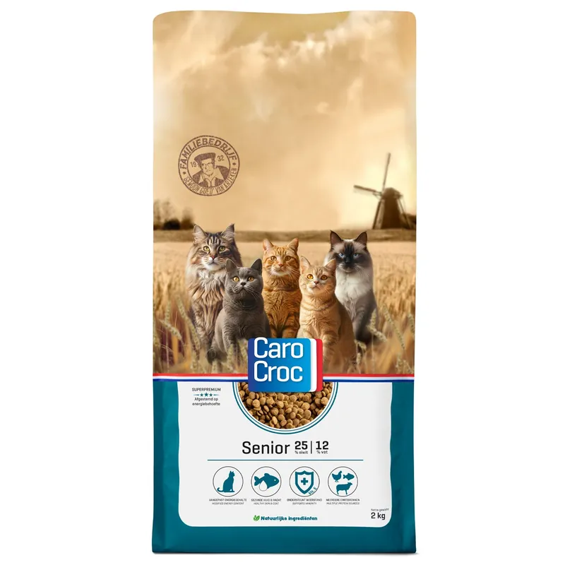 Beste Prijs CaroCroc Kattenvoer Senior 2 kg
