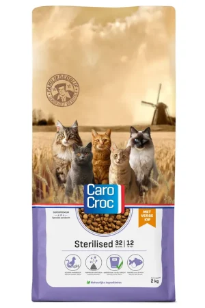 CaroCroc Kattenvoer Sterilised 2 kg Express Levering