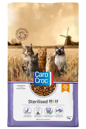 Carocroc Kattenvoer Sterilised 7 kg Direct Beschikbaar