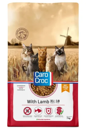 CaroCroc Kattenvoer with Lamb 7 kg Aanbieding